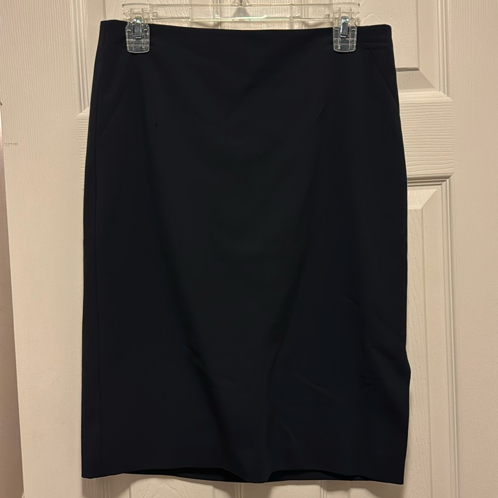 Navy Blue Pencil Skirt